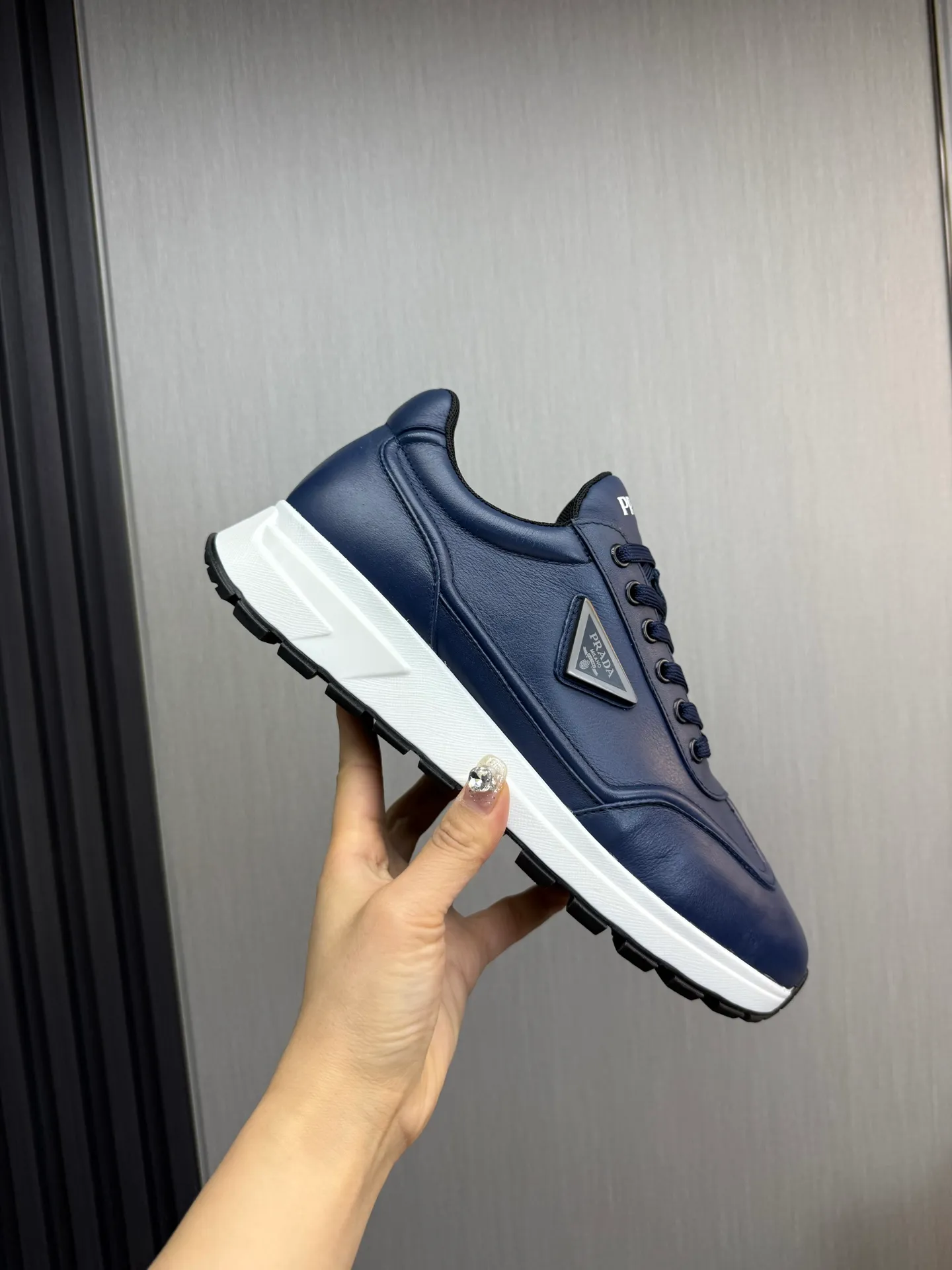 Factory price 640💰 [PRADA] Popular items in men's shoe counters, synchronized with the official website, 1 high-quality shipment ✔️Original cowhide + cowhide lining, 1🆚1 replica, original sole, 38-45 (45 customized, non-refundable)